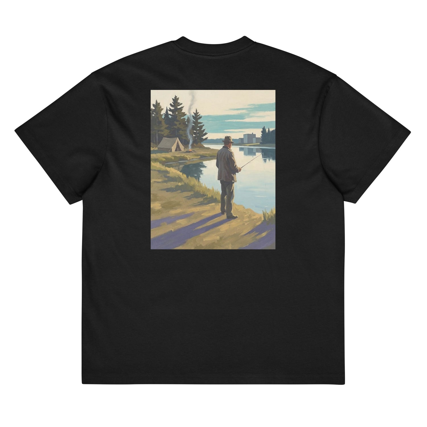 T-shirt Campêche noir, vue de dos